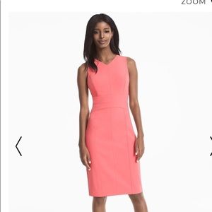 Seamed sheath dress from White House black market